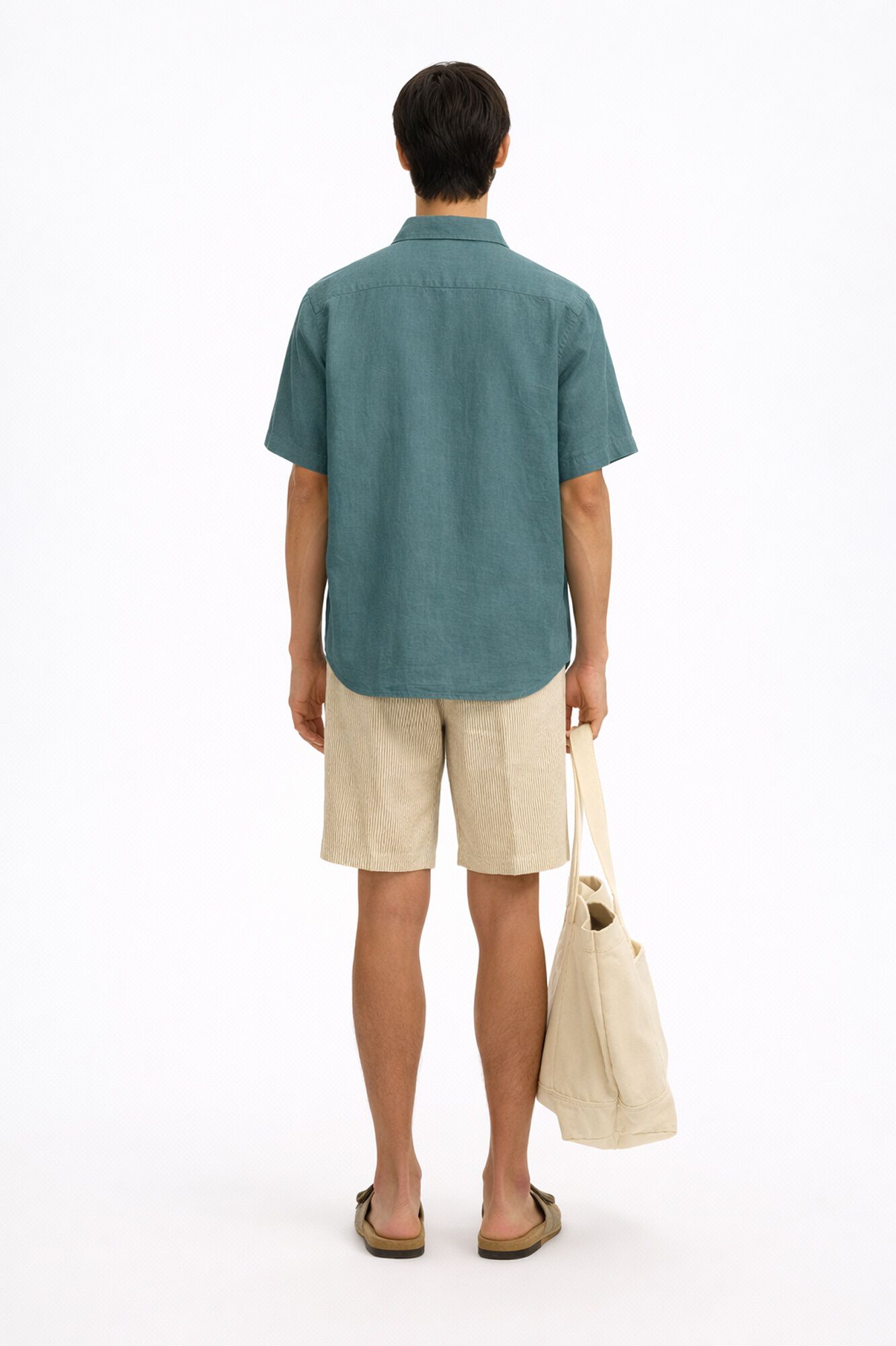 Selected Camisa de manga curta Verde