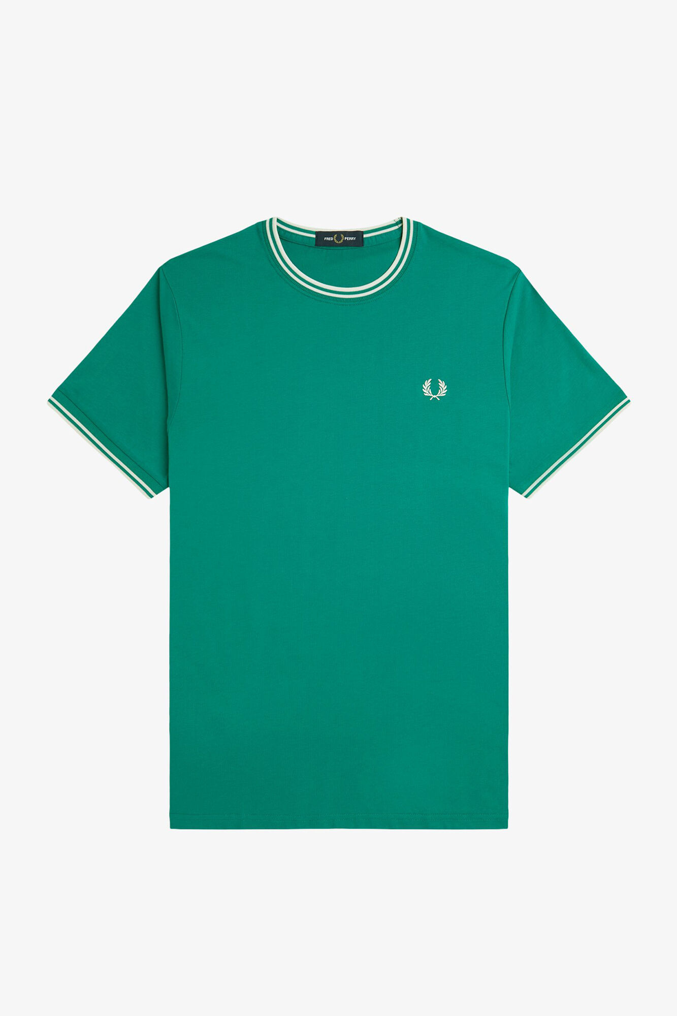Fred Perry T-shirt masculina de manga curta  Verde