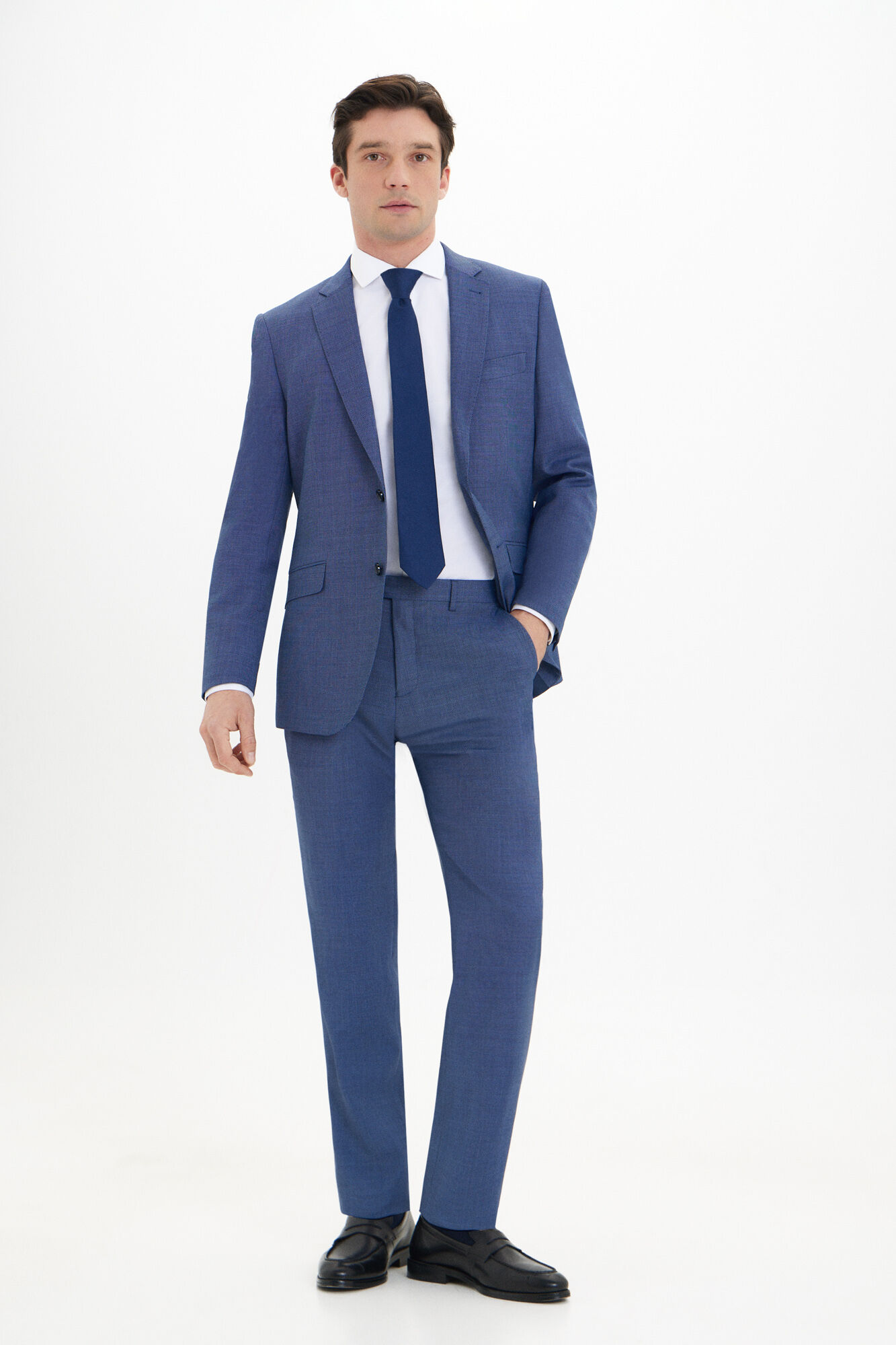 Cortefiel Cal&ccedil;as olho perdiz coolmax&reg; Azul