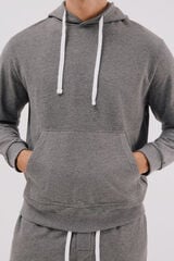 Cortefiel Fleece jersey-knit pyjamas set Dark grey