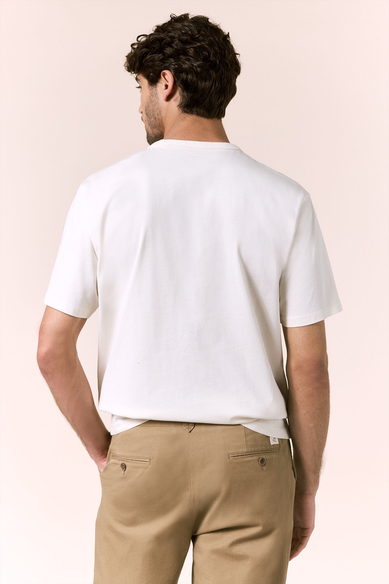 OOTO T-shirt avi&atilde;o pequeno Ecru
