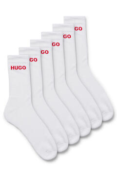 Cortefiel Pack de seis pares de meias curtas Branco