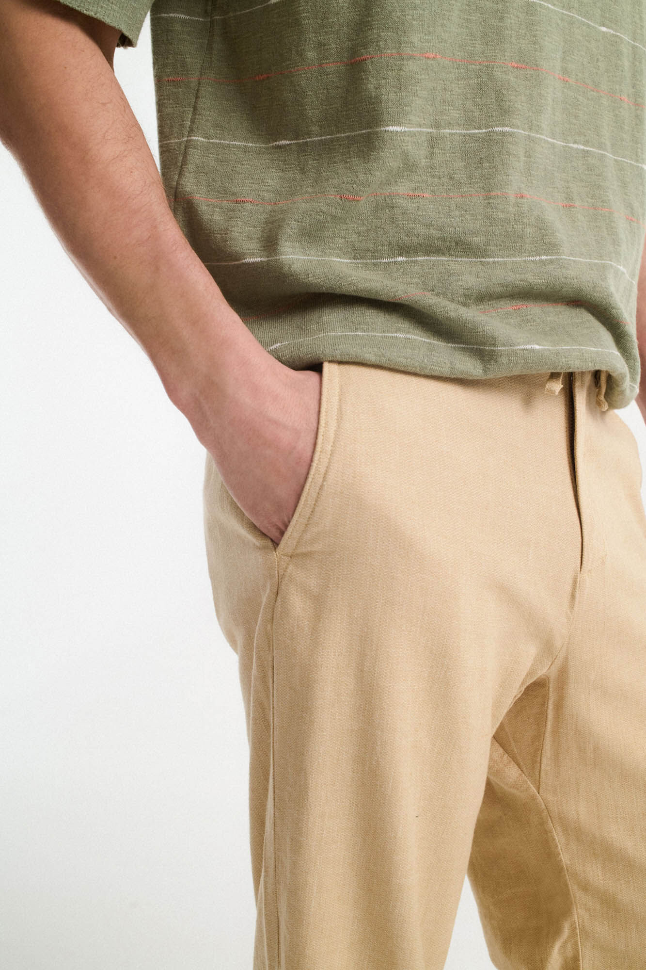 Selected Pantal&oacute;n de lino Relaxed Fit