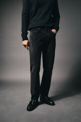 OOTO Calça de pana 5 bolsos slim fit Preto