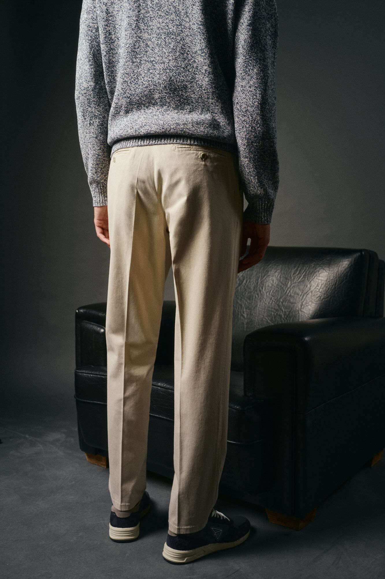 OOTO Cal&ccedil;as chino pin&ccedil;as Tostado