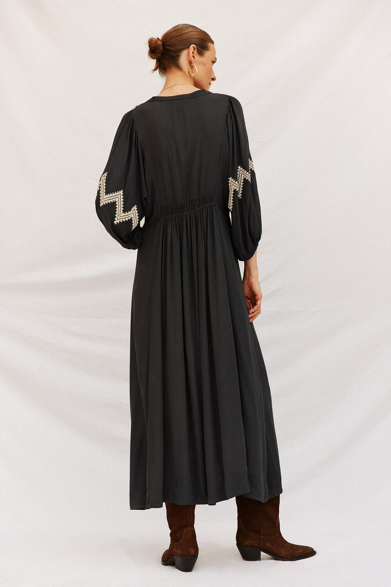 Cortefiel round neck dress Grey