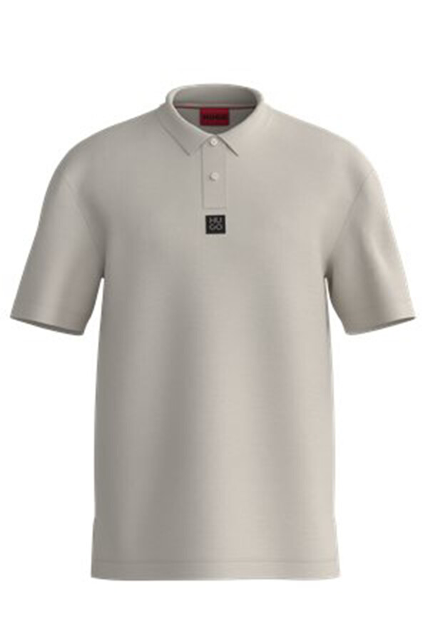 Cortefiel Short-sleeved polo shirt White