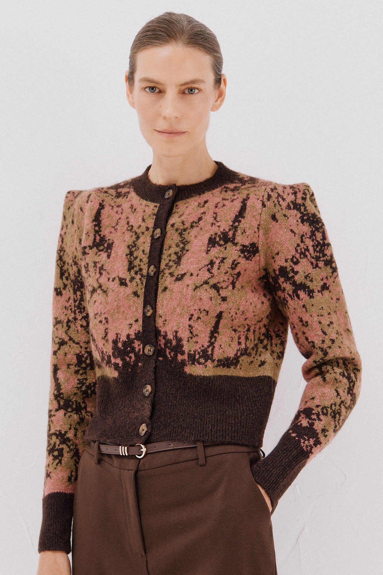 Cortefiel Jaqueta com pregas nos ombros