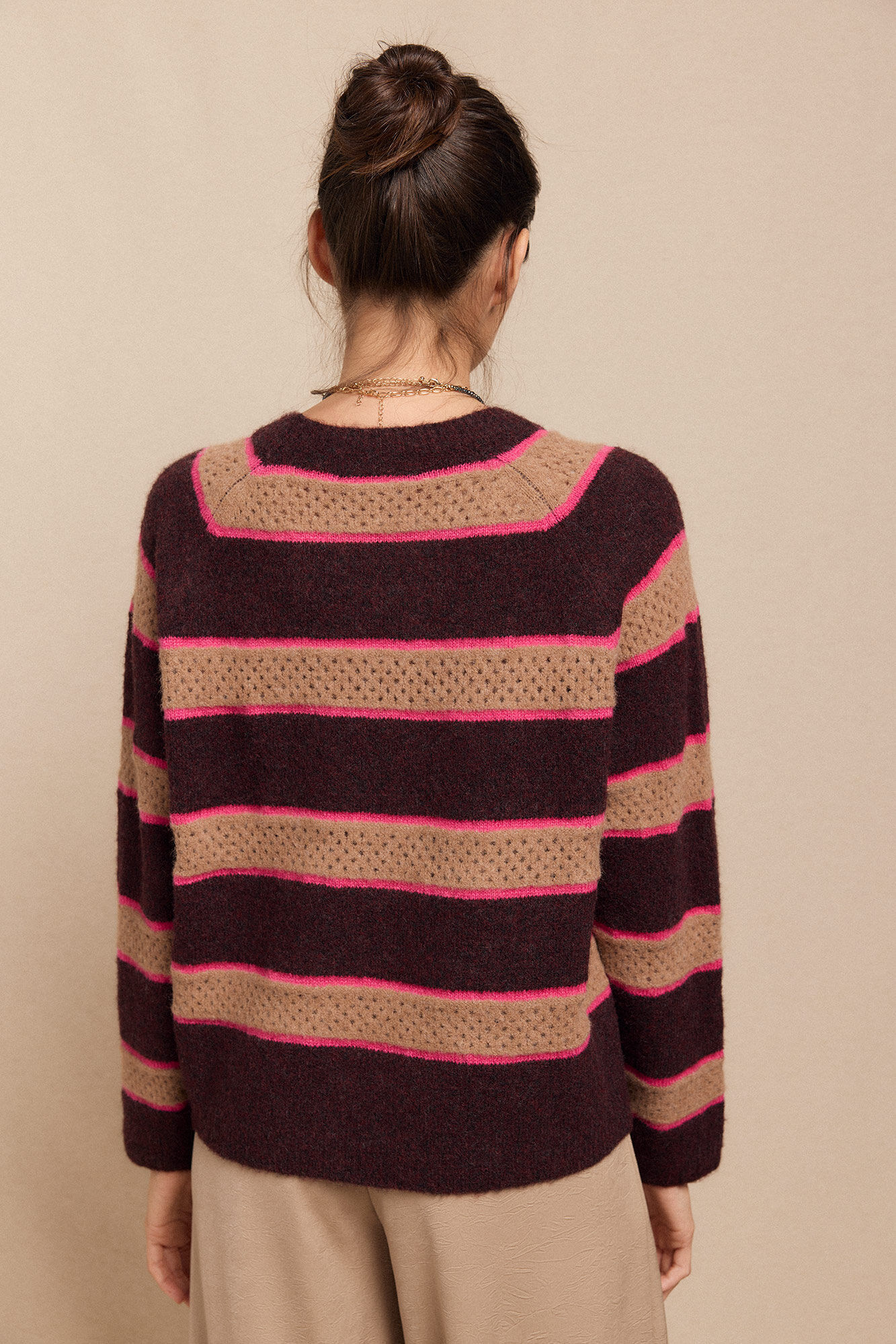 Slowlove Camisola riscas Granada