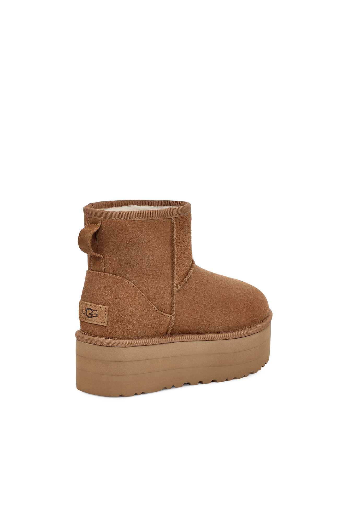 Ugg Bota feminina cl&aacute;ssica Mini Platform Castanho