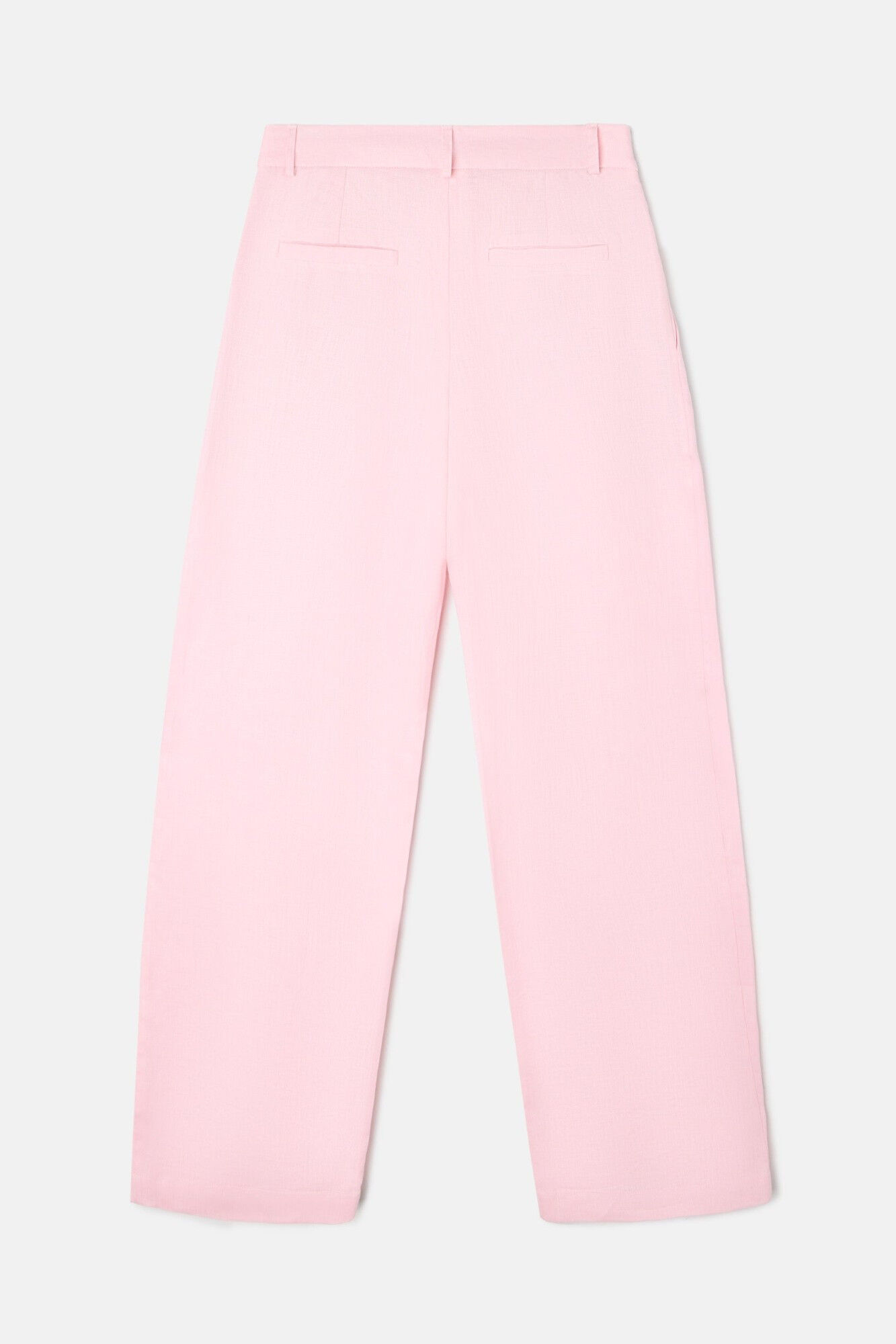 Silbon Cal&ccedil;as de linho com pregas Subiu