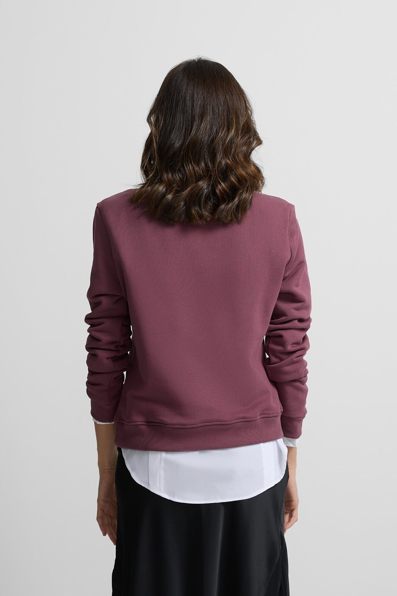 Silbon Sudadera woman silbon cl&aacute;sico Granate