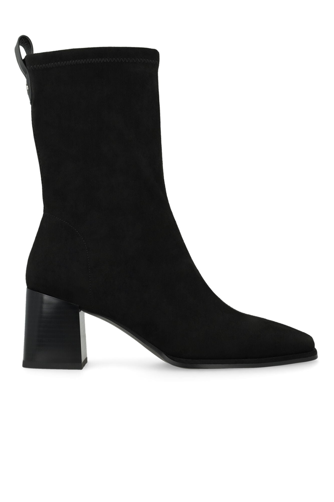 Lodi Botines en antelina con tac&oacute;n