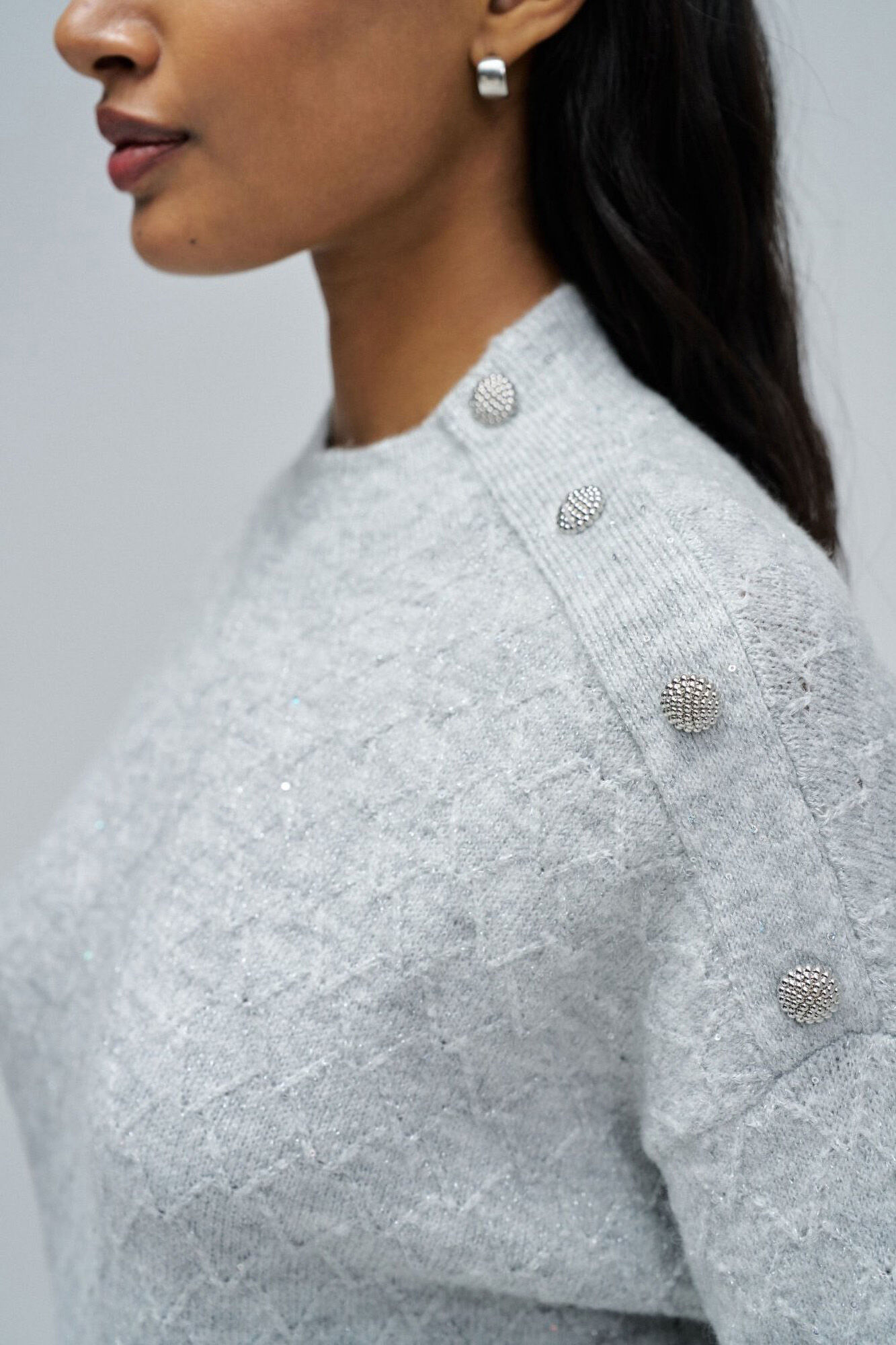 Salsa Jeans Camisola de malha com lurex