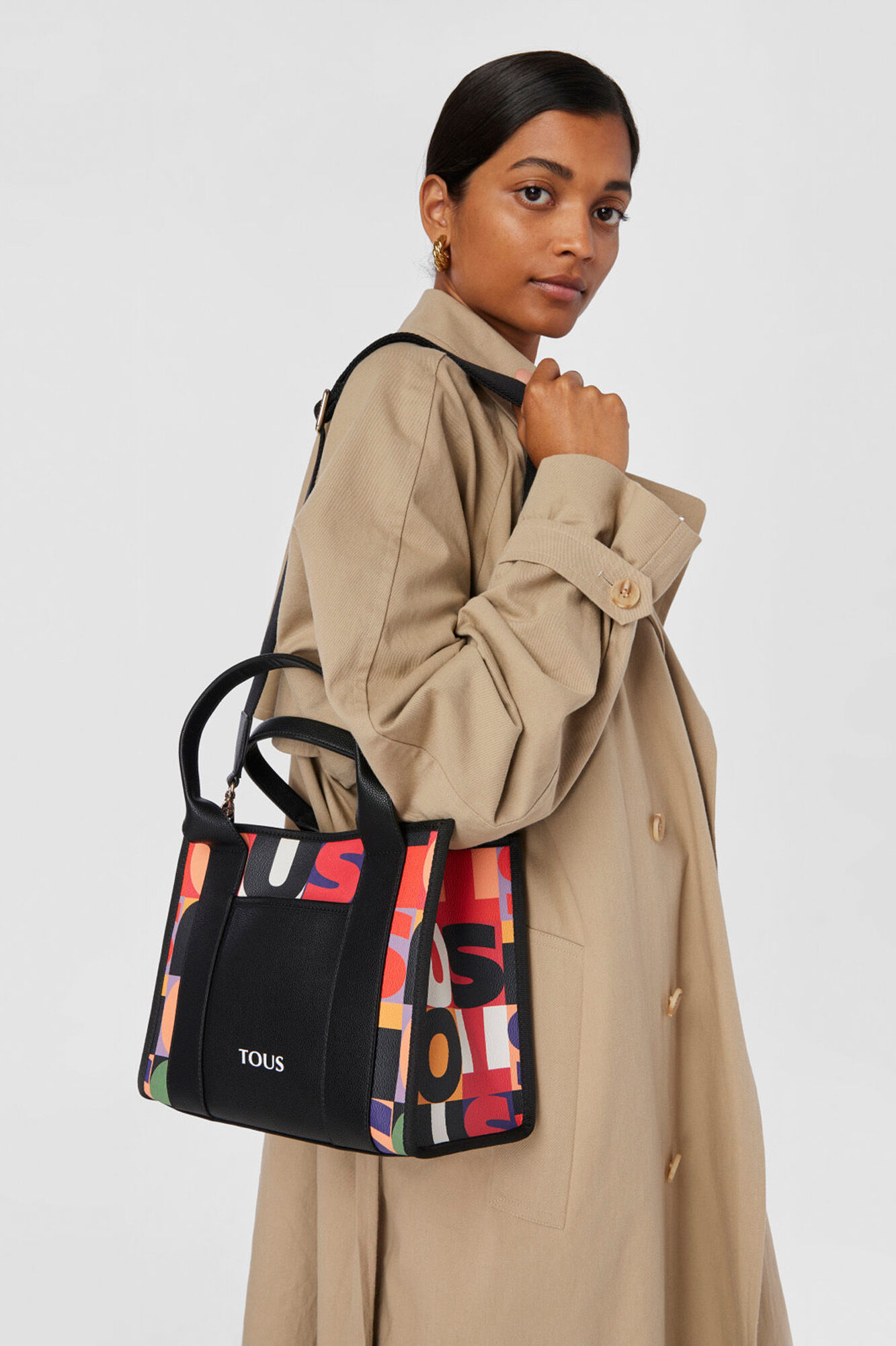 Tous Black TOUS Amaya Mimic medium shopper bag Black