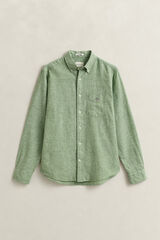 Gant Cotton and linen Regular Fit shirt Green