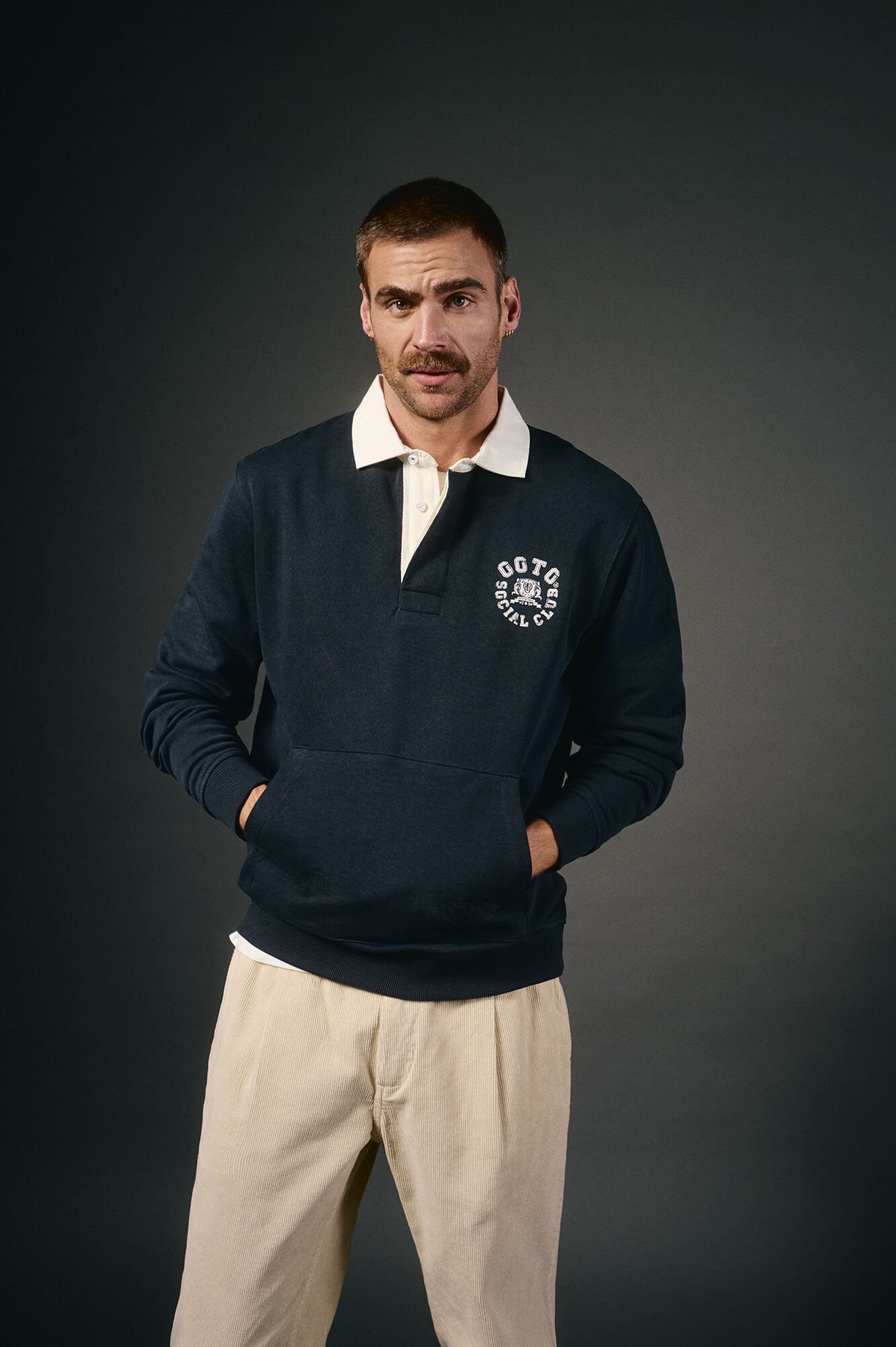 OOTO Polo rugby manga larga