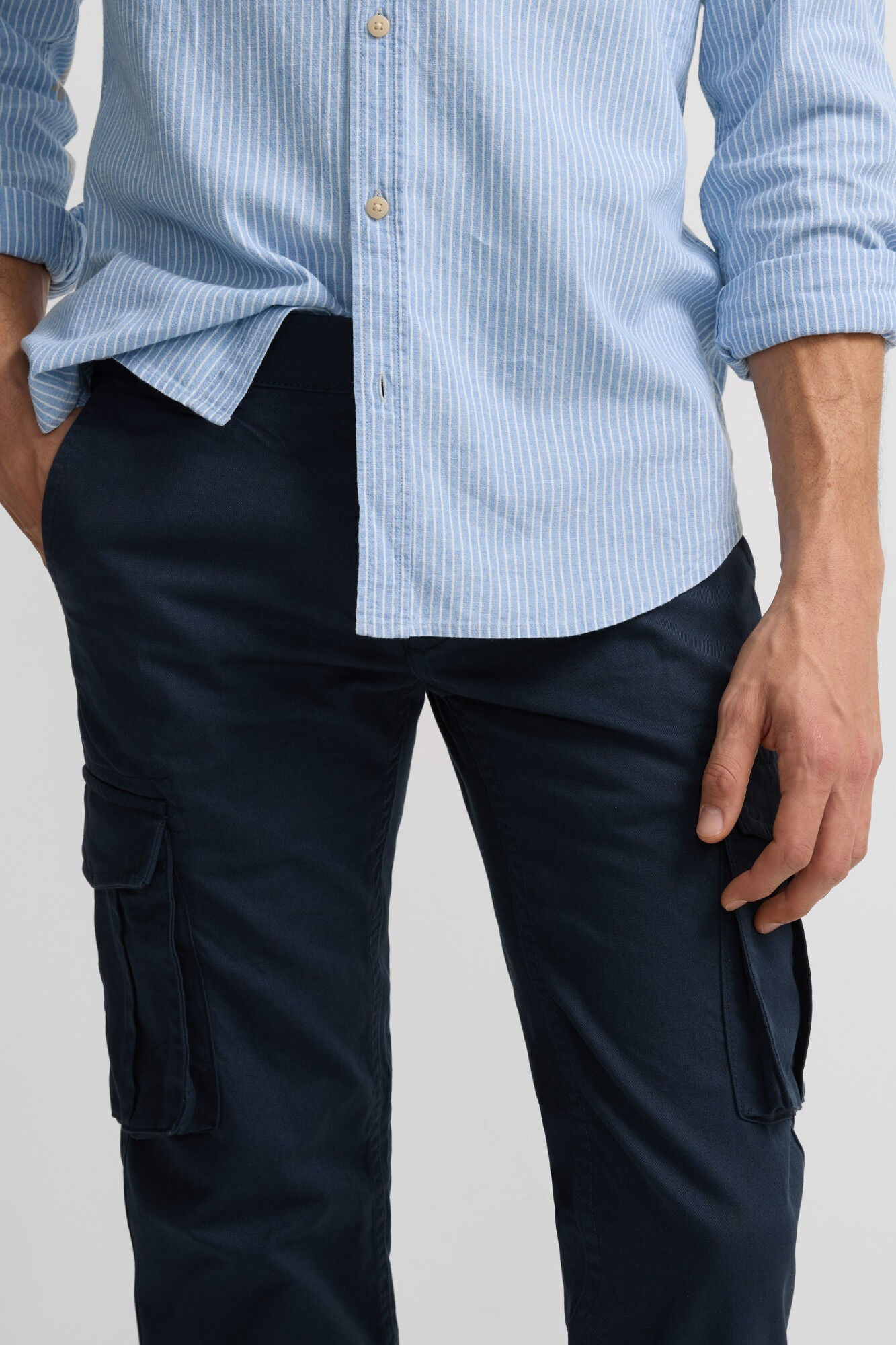 Silbon Cal&ccedil;a cargo esportiva casual Azul