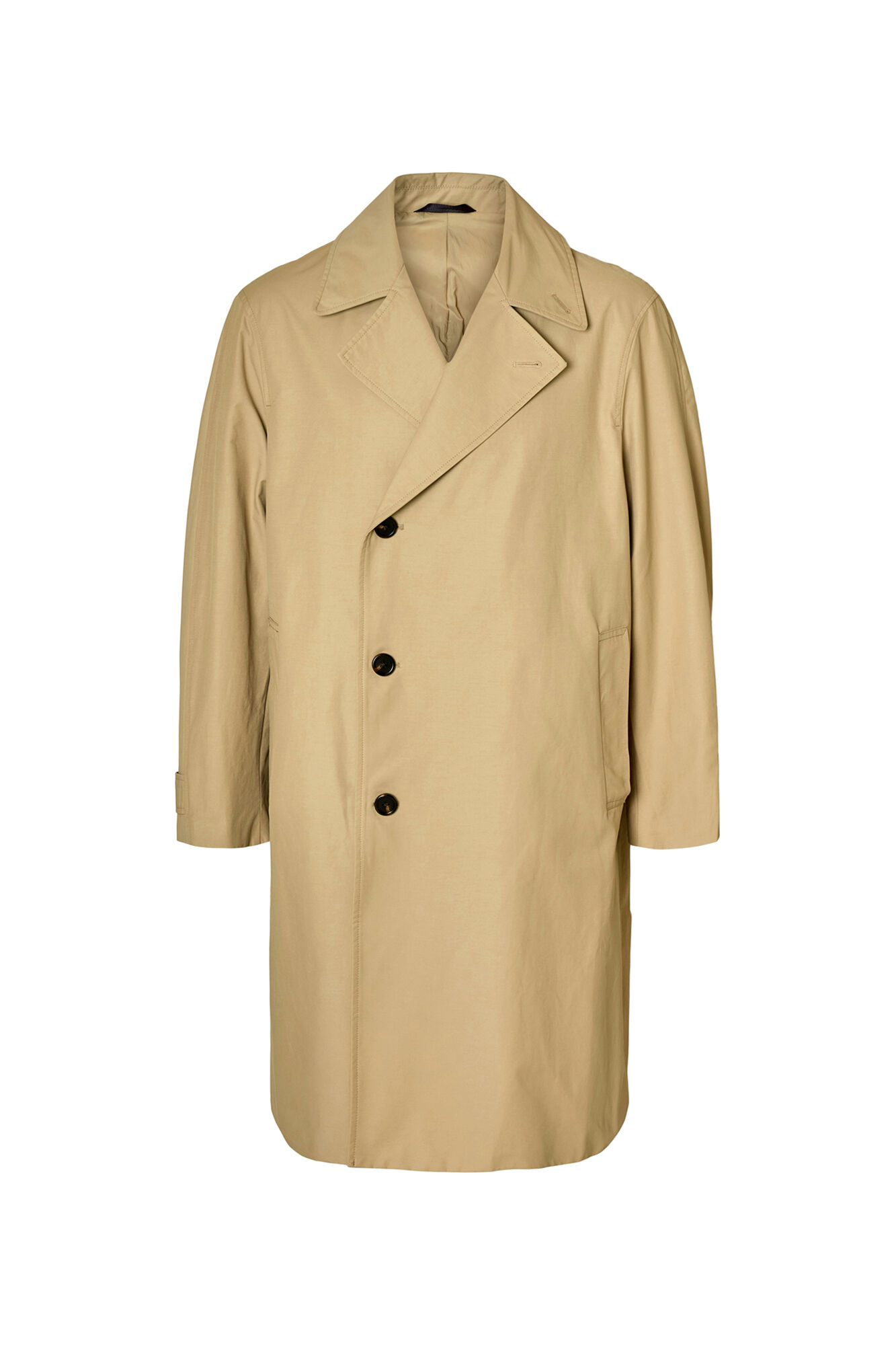 Selected Organic cotton trench coat  Beige