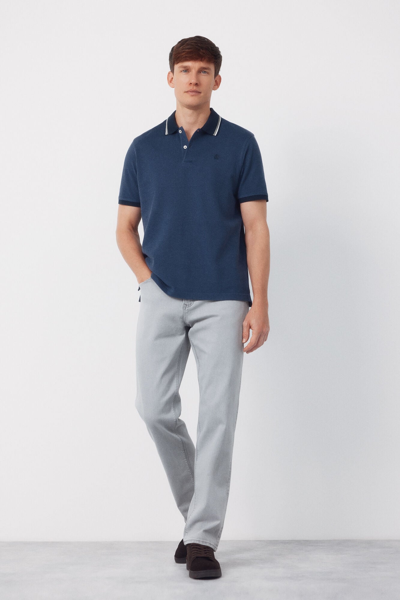 Cortefiel Oxford polo shirt