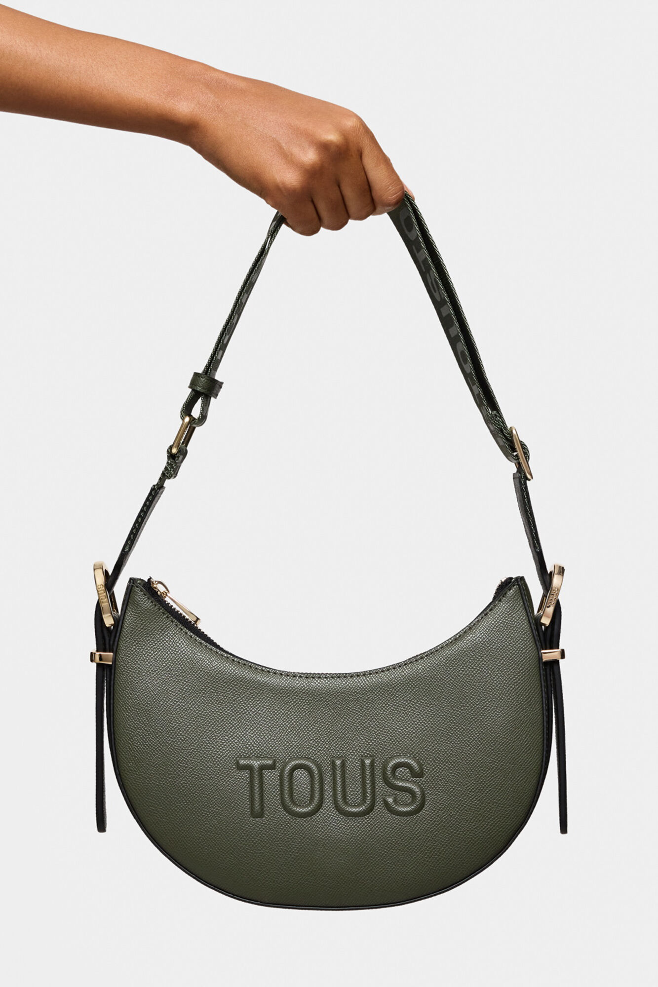 Tous TOUS Brenda medium khaki crossbody (bag) shoulder bag Kaki