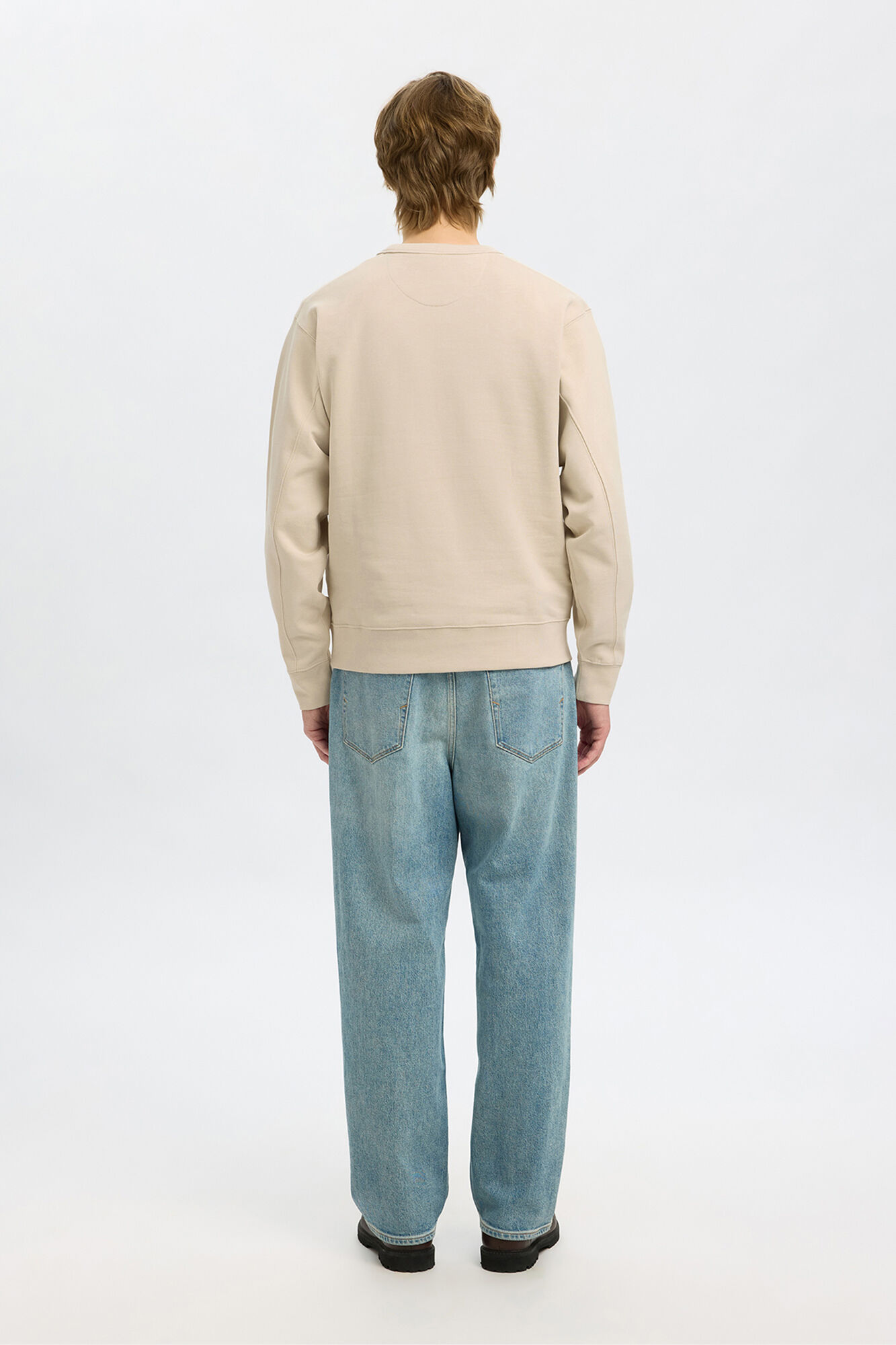 Selected Sweatshirt 100% organic cotton Beige
