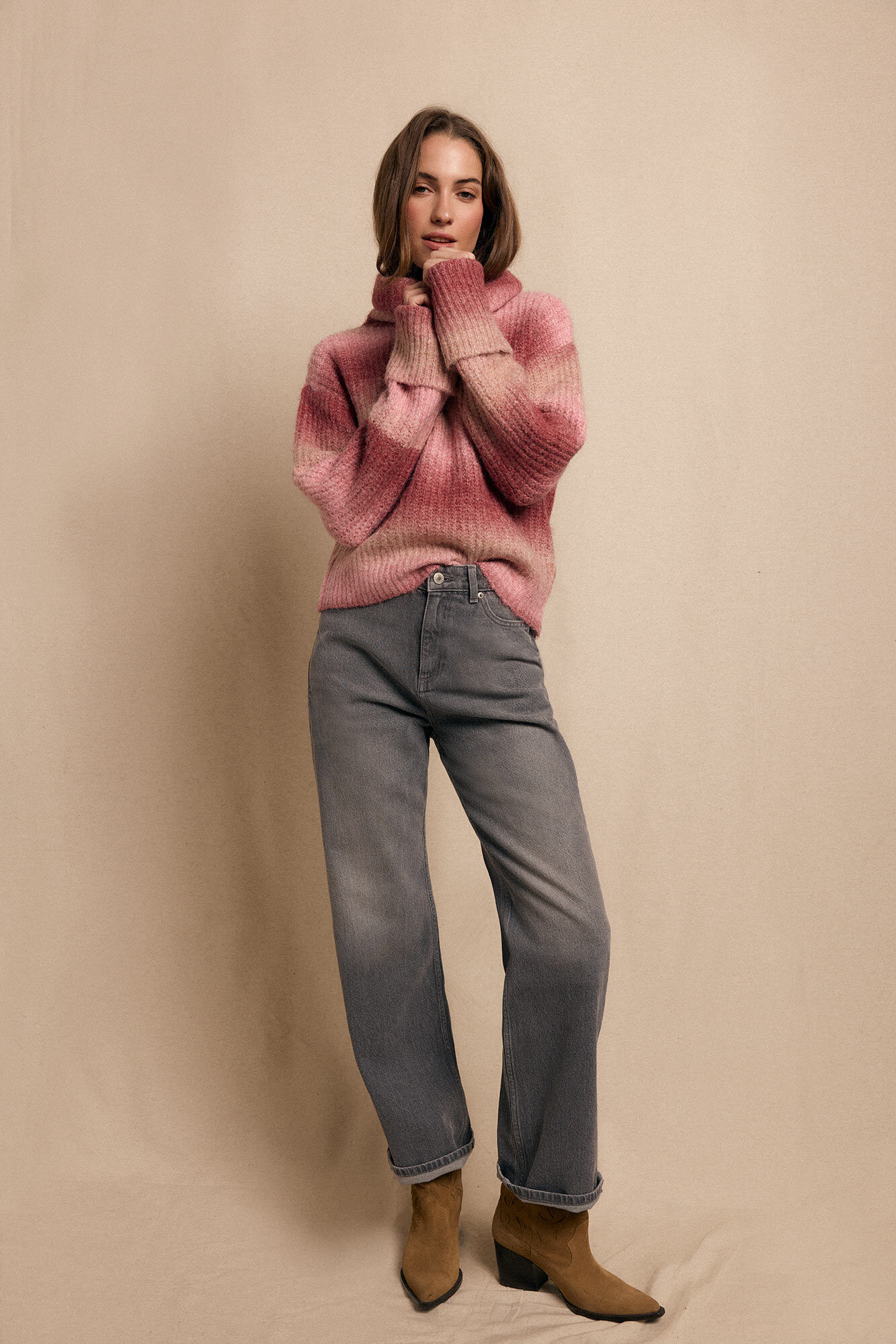 Slowlove Camisola gola alta Subiu