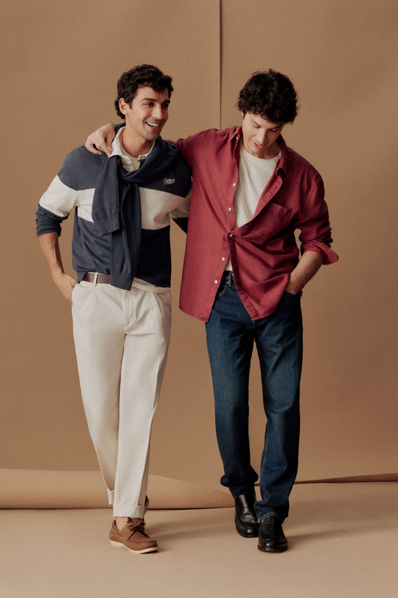 OOTO Camisa oxford liso manga larga