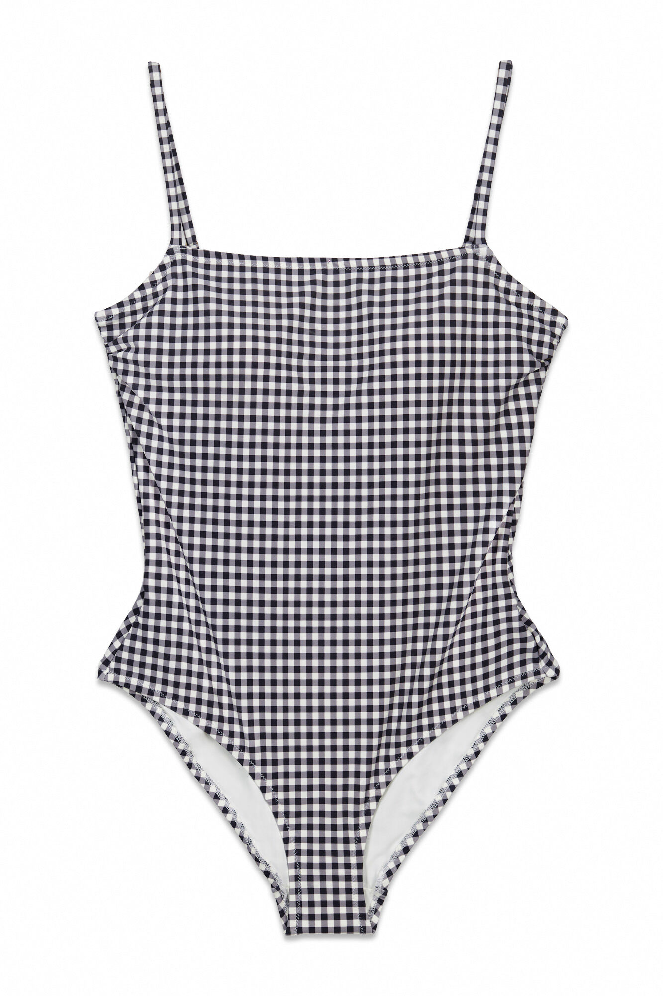 Cortefiel Fato de banho shapewear decote quadrado Cinzento
