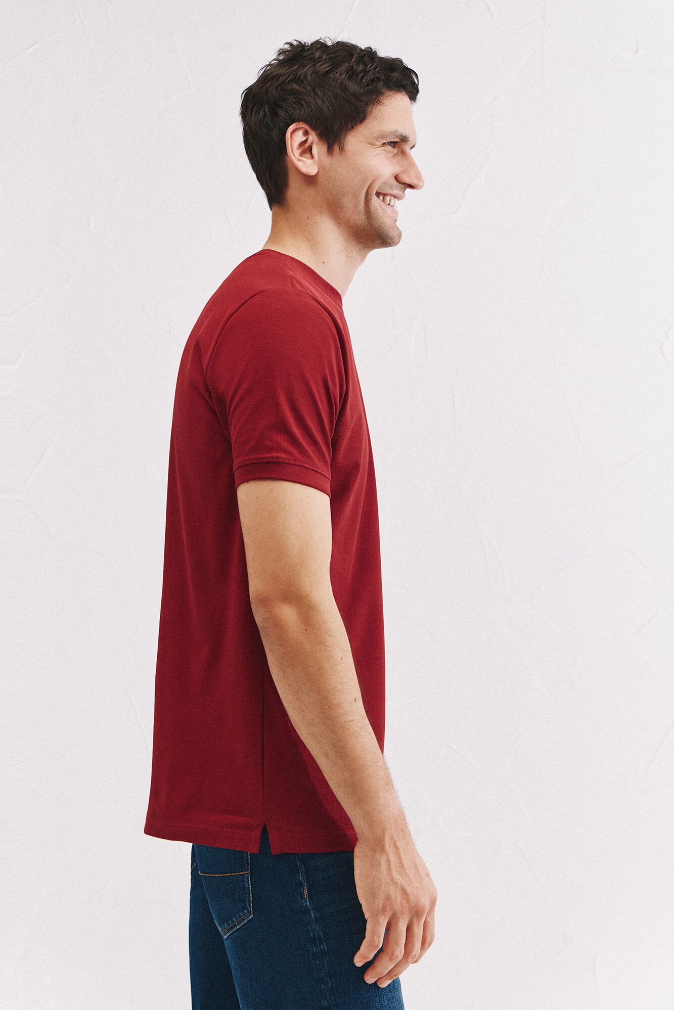 Cortefiel Basic piqu&eacute; t-shirt