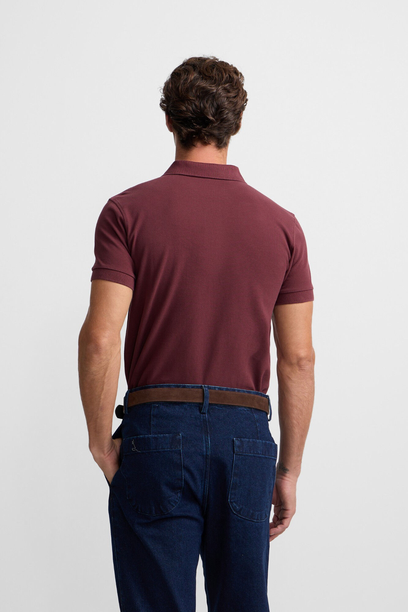 Silbon Polo liso cl&aacute;ssica Granada