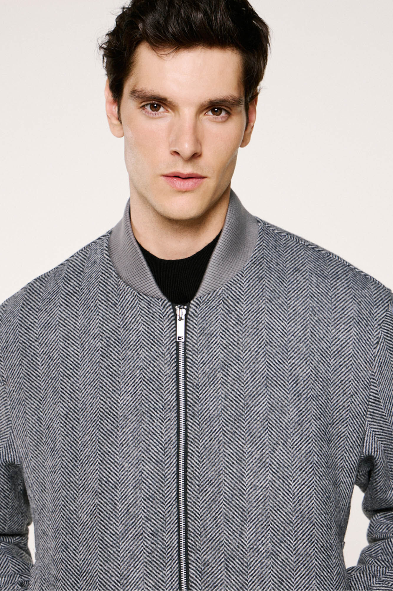 Selected Blus&atilde;o bomber de l&atilde; 