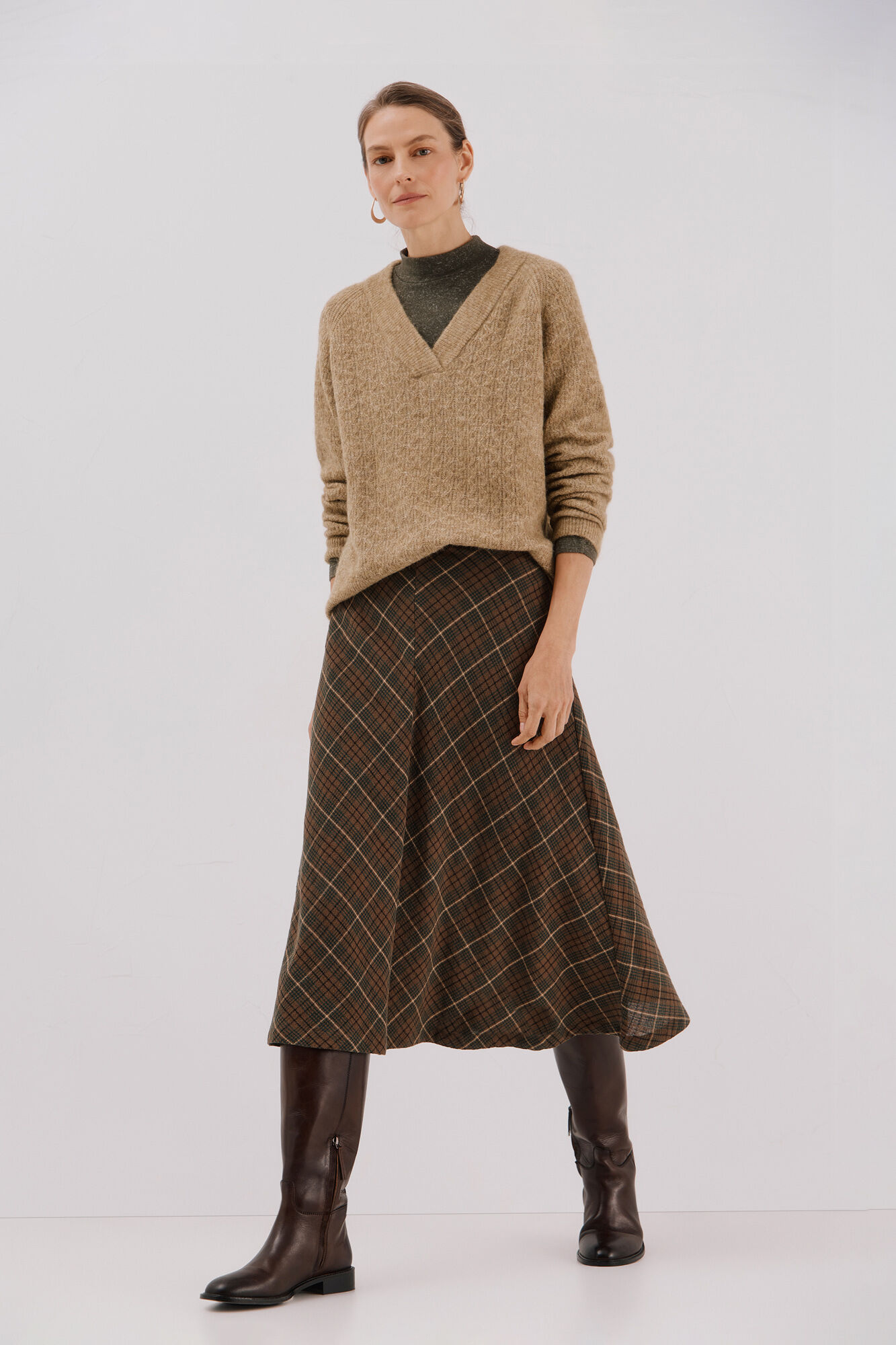 Cortefiel Jersey jaspeado pico