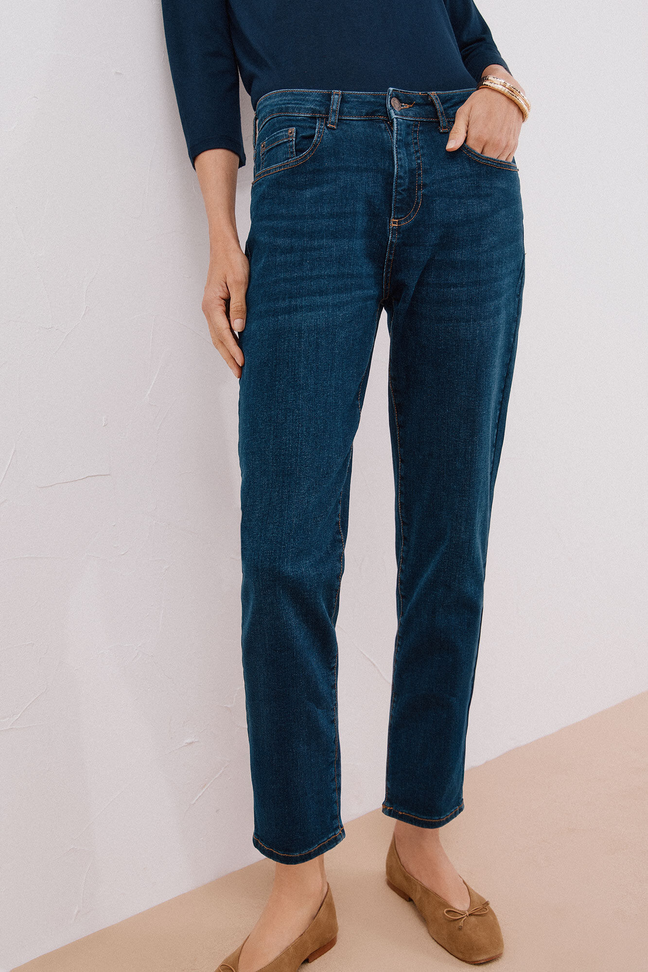 Cortefiel mom jeans  Blue