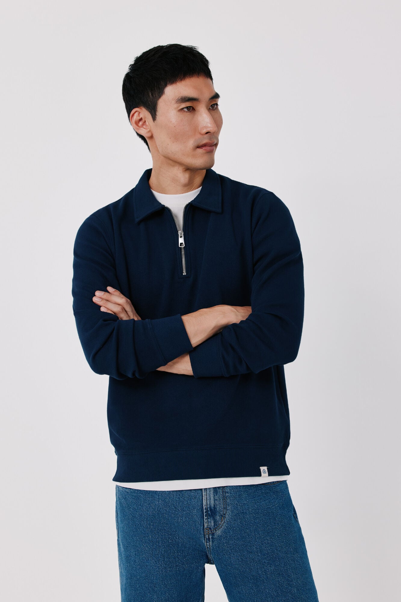 Cortefiel Zip neck sweatshirt