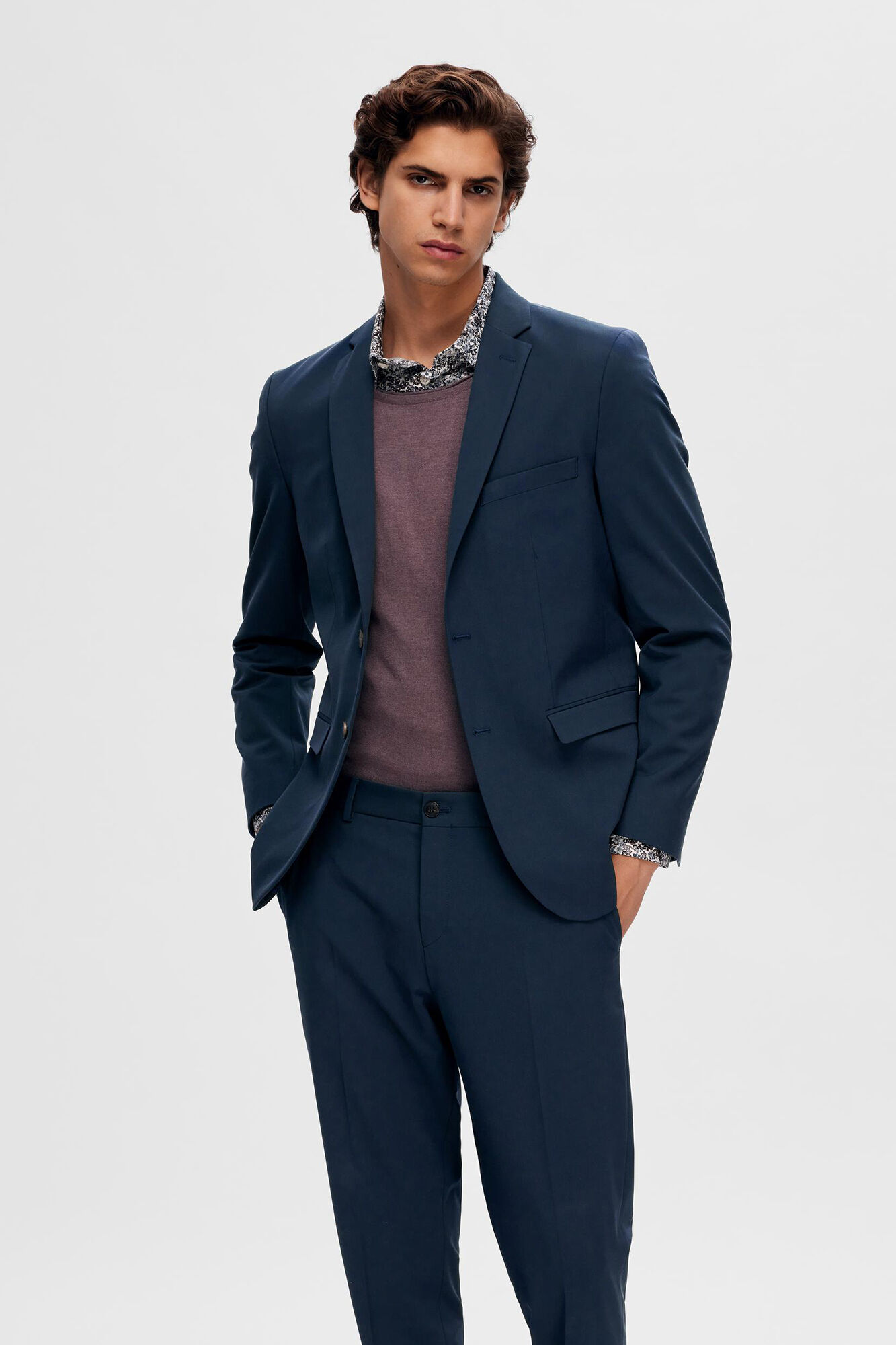 Selected Blazer Slim Fit  Azul
