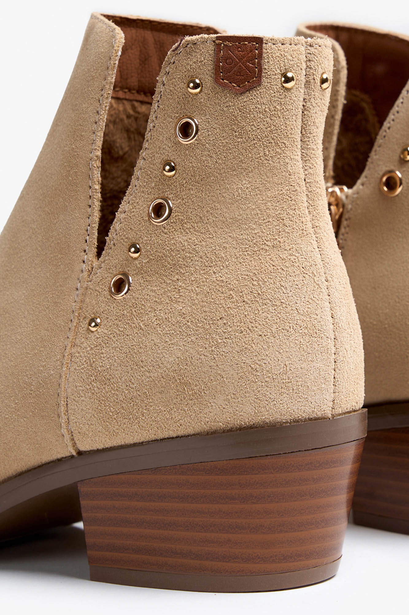 Popa Enfeites para botim femininas Arista Castanho