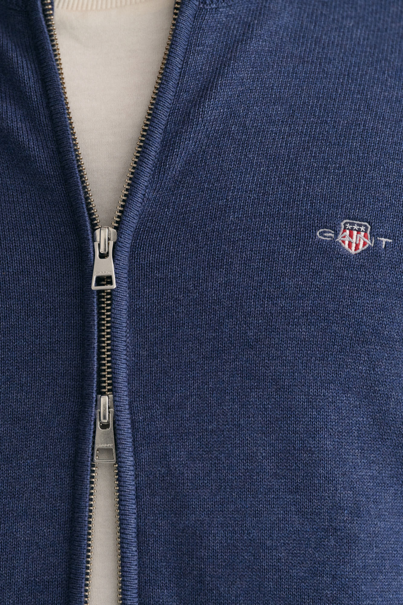 Gant Rebeca informal de algod&oacute;n con cremallera Azul