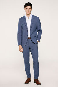 Selected Pantal&oacute;n de traje Slim Fit confeccionado con materiales reciclados.