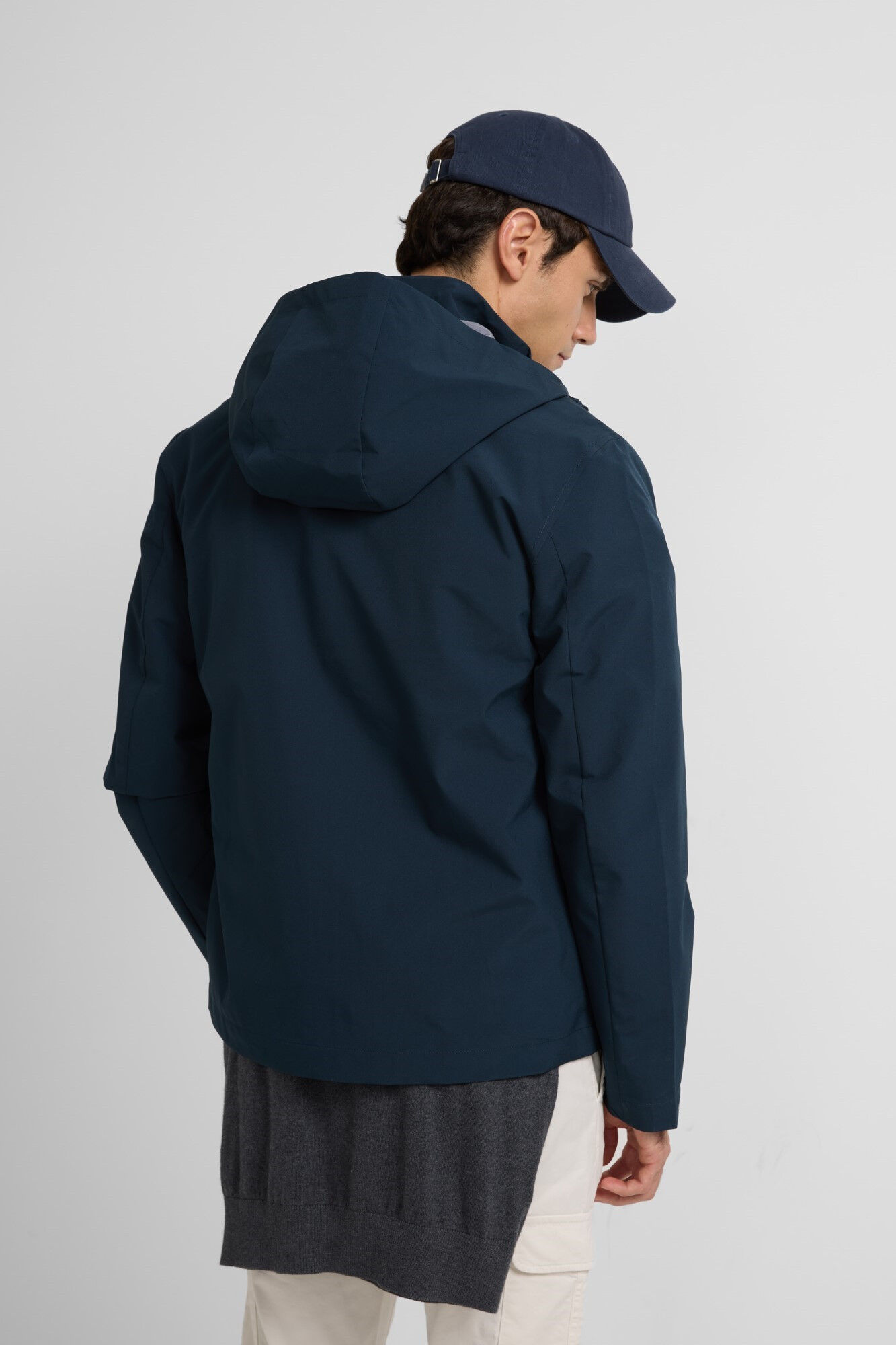 Silbon Chaqueta cortavientos capucha Azul marino