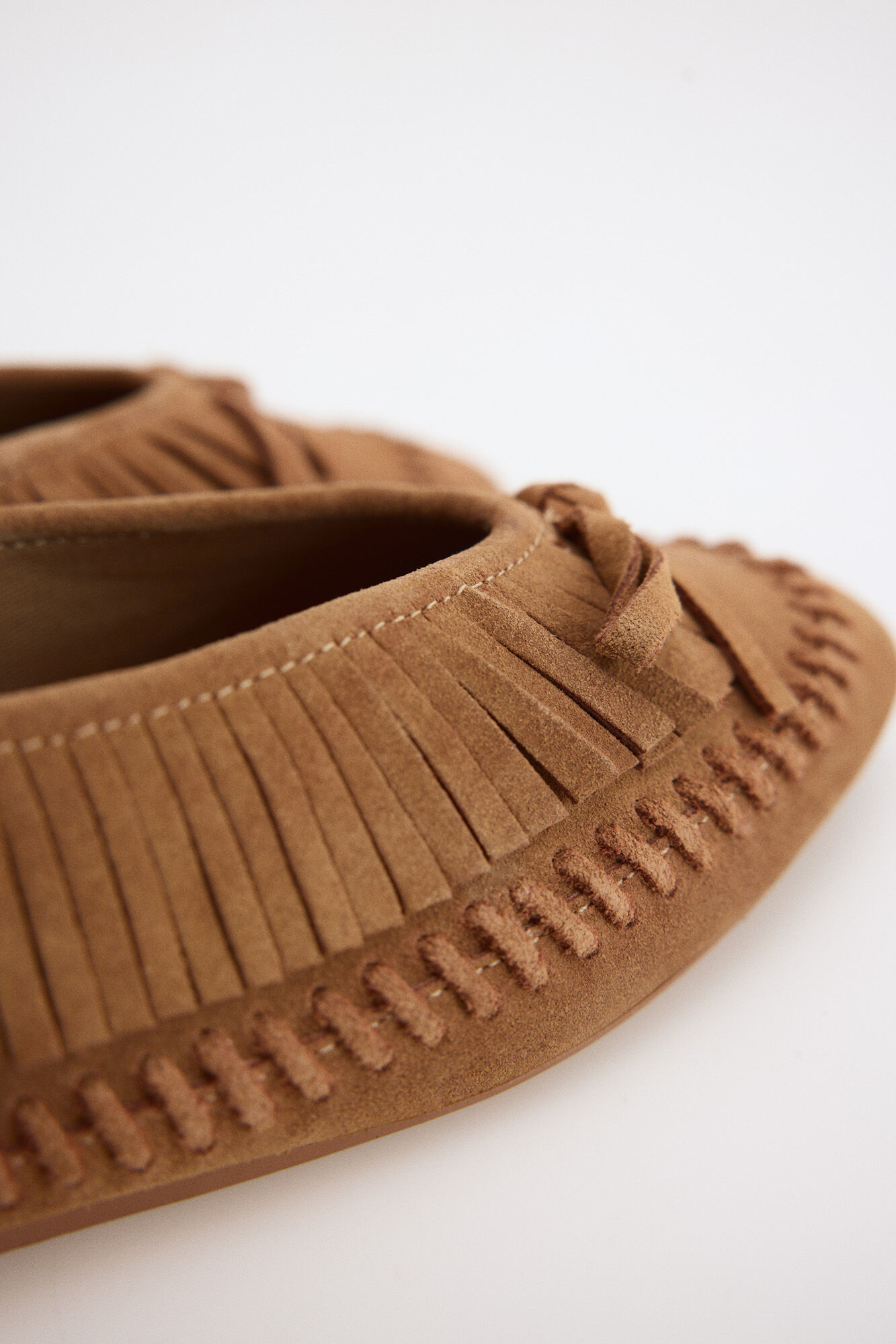 Slowlove Sabrina com franjas Castanho