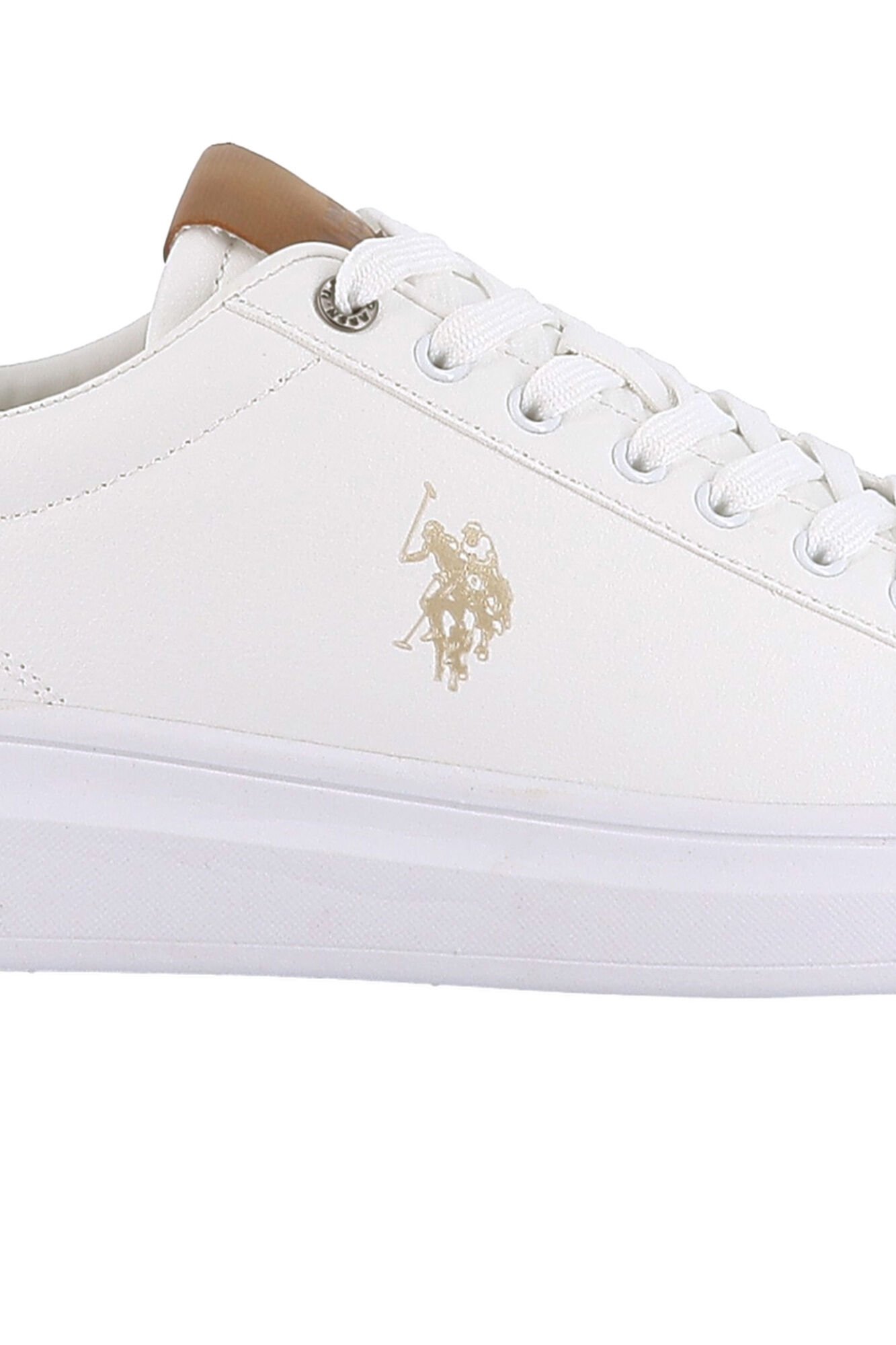 Us Polo Cal&ccedil;ado casual de homem Branco