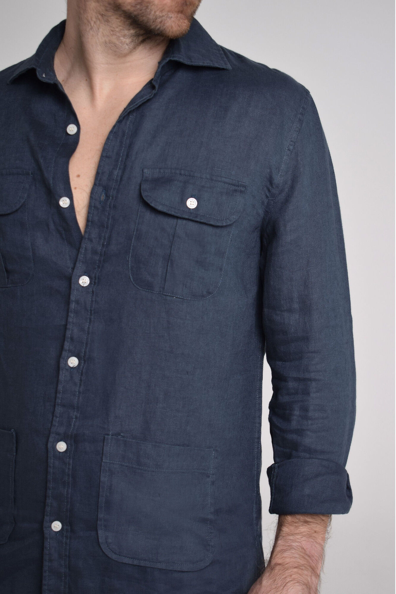 Cloking Camisa Guayabera 100% linho