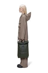 Rains Mochila rolltop imperme&aacute;vel Verde