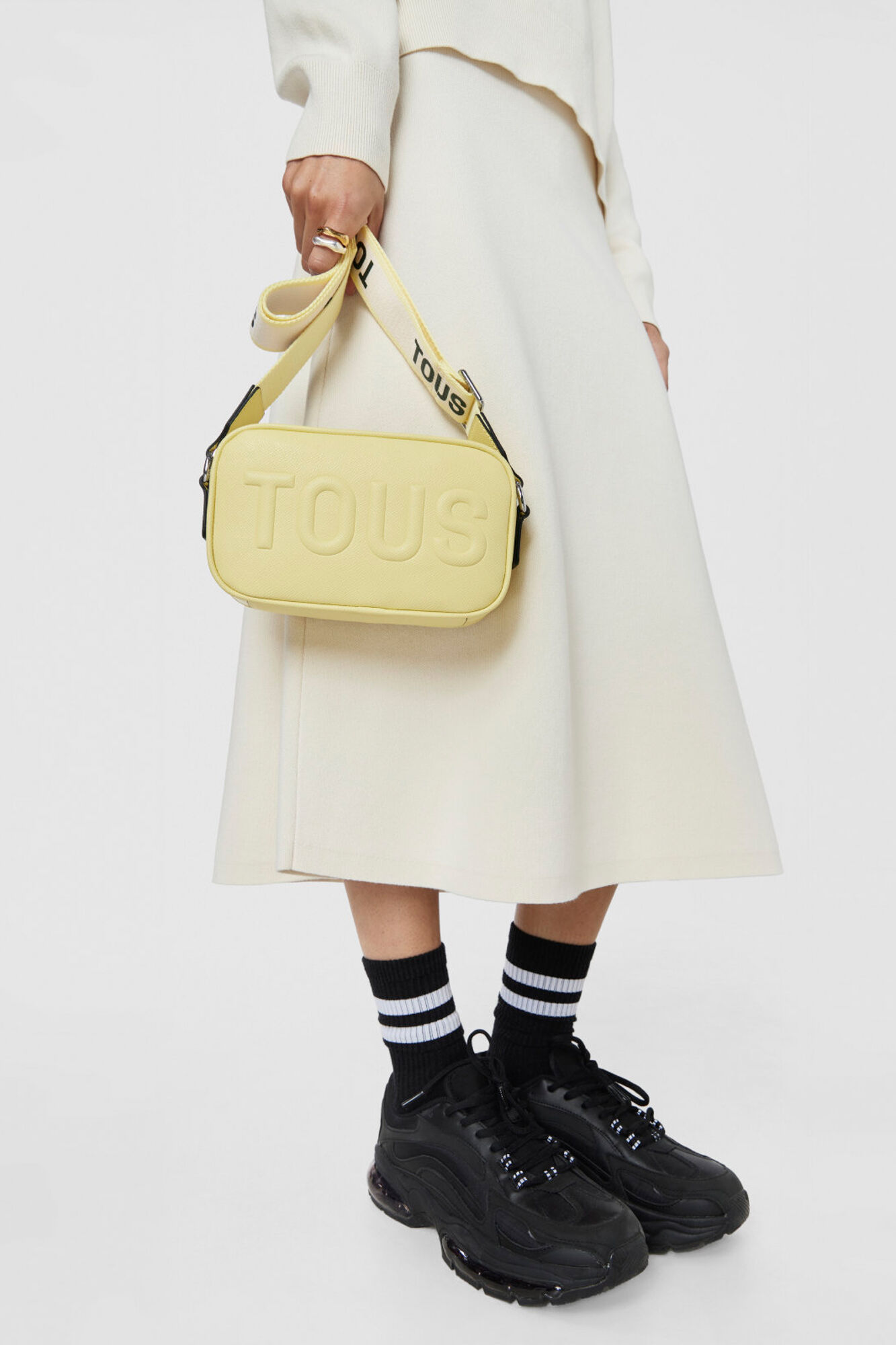 Tous Yellow TOUS La Rue crossbody reporter bag Yellow