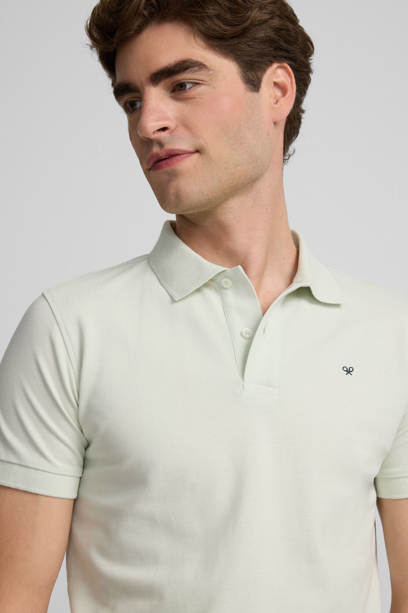 Silbon Polo cl&aacute;ssico liso Verde