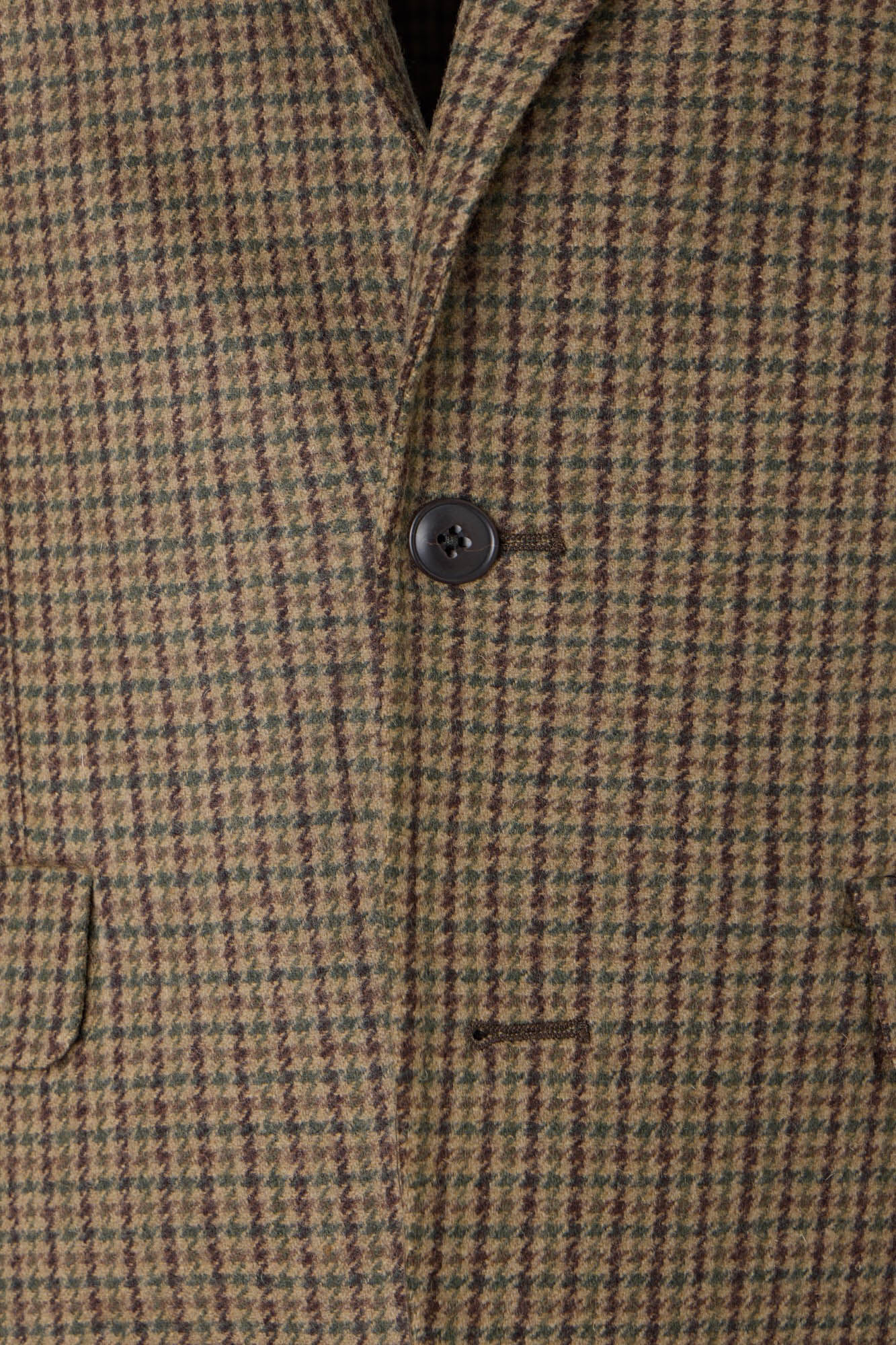 Silbon Blazer cl&aacute;ssica pied-de-poule Castanho