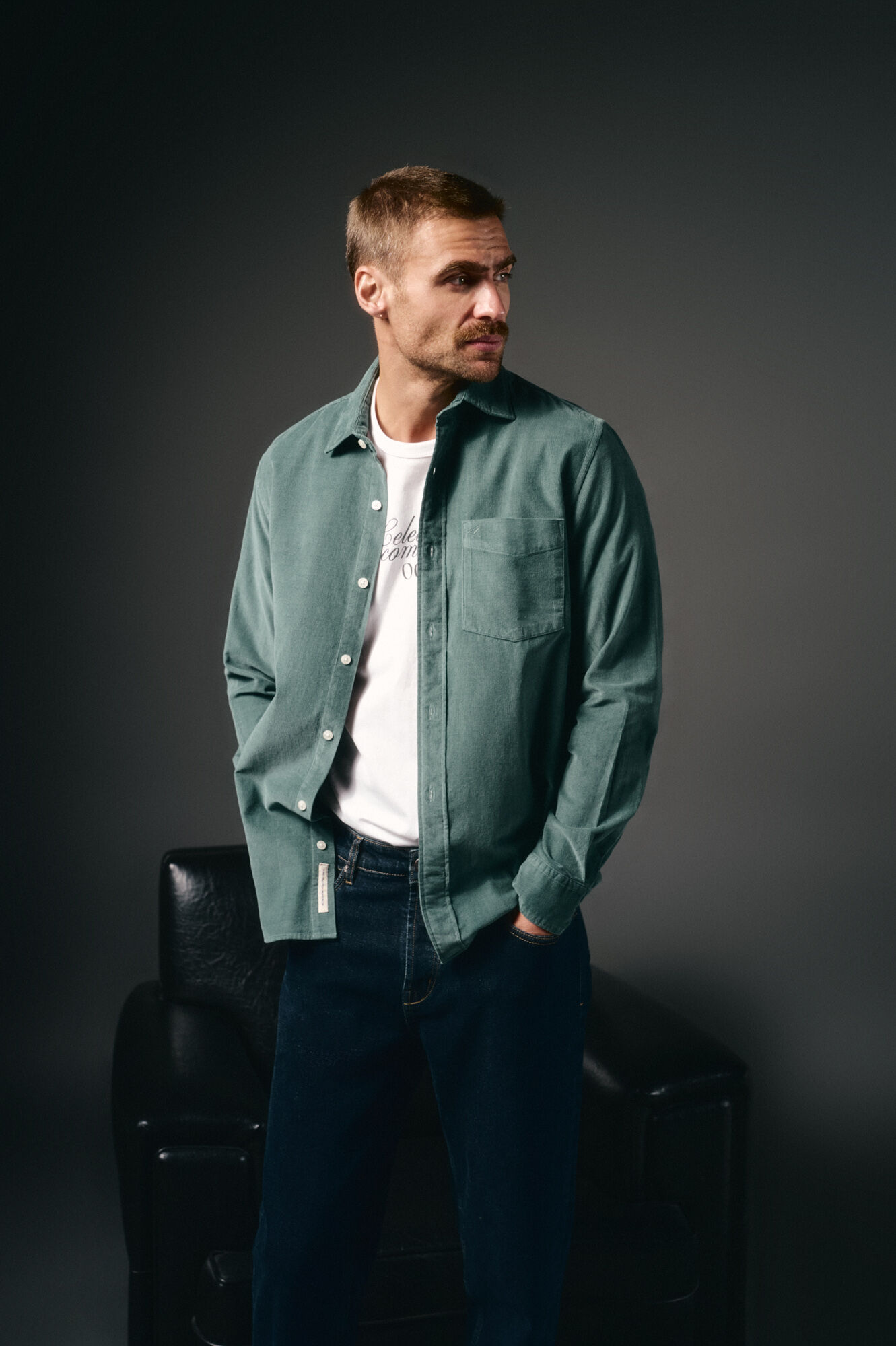 OOTO Camisa micropana lisa