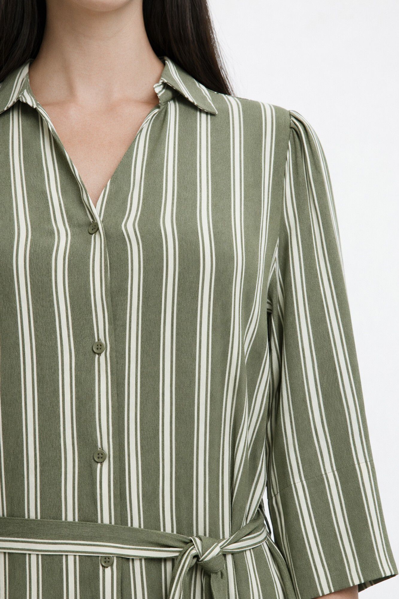 Selected Vestido comprido estampado