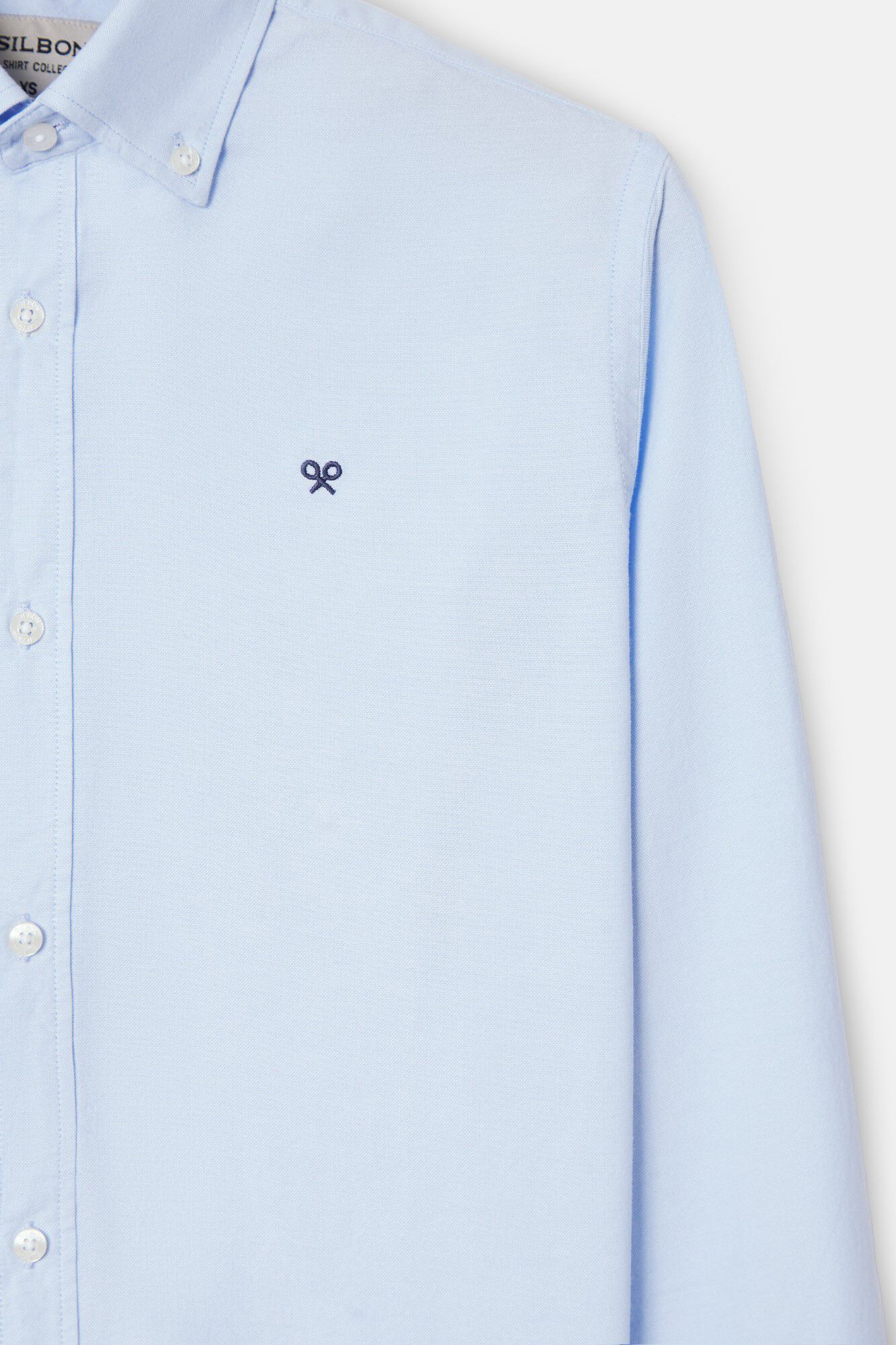 Silbon Camisa sport oxford Azul